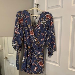 NWOT A. Byer Floral Romper